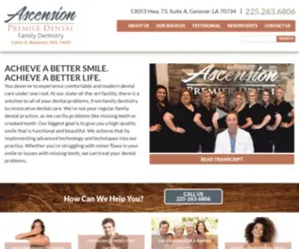 Ascensiondentist.com(Ascension Premier Dental) Screenshot