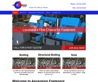 Ascensionfasteners.com(Ascension Fasteners) Screenshot