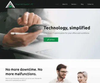 Ascensionit.com(Managed IT Services) Screenshot