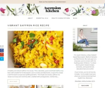 Ascensionkitchen.com(Plant-based recipes, nutrition & natural remedies) Screenshot