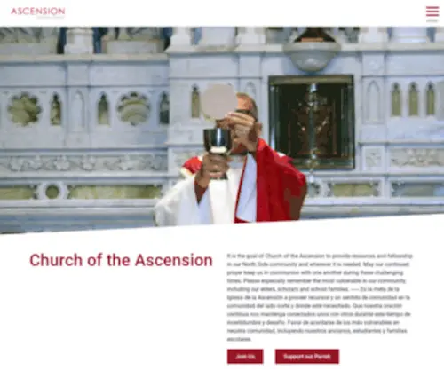 Ascensionmpls.org(Church of the Ascension) Screenshot