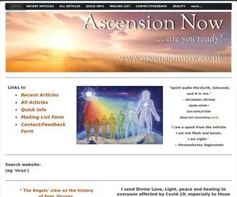 Ascensionnow.co.uk(A spirit) Screenshot