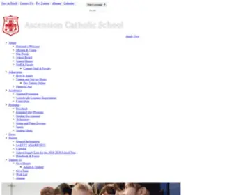 Ascensionschoolla.org(Ascension Catholic School) Screenshot