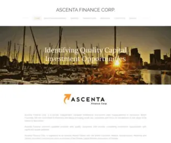 Ascentafinance.com(Ascenta Finance Corp) Screenshot