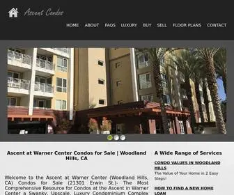 Ascentatwarnercenter.com(The Ascent at Warner Center Condos) Screenshot