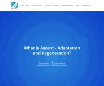 AscentcVac.com(Ascent Adaptation & Regeneration) Screenshot