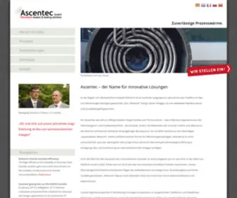 Ascentec.de(Wiesloch heaters & Heating solutions) Screenshot