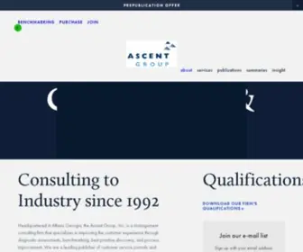 Ascentgroup.com(The Ascent Group) Screenshot