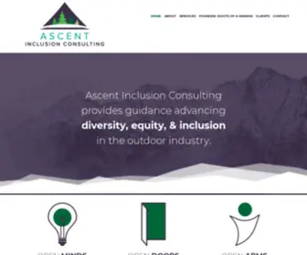 Ascentinclusion.com(Providing Guidance to Advance Inclusion) Screenshot