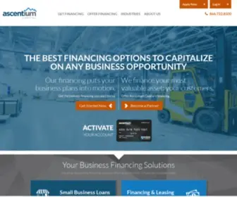 Ascentiumcapital.com(Ascentium Capital Equipment Financing) Screenshot