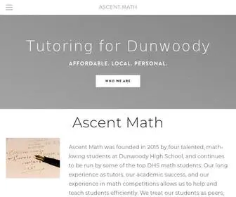 Ascentmath.com(Ascent Math) Screenshot