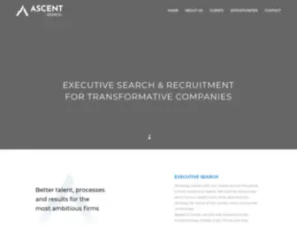 Ascentsearch.co(Executive search & recruitment) Screenshot