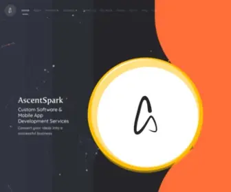 Ascentspark.com(Custom Software Development Services) Screenshot