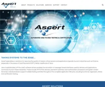 Ascert.com(Ascert Automated End) Screenshot