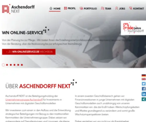 Aschendorff-Next.de(Aschendorff NEXT GmbH & Co) Screenshot