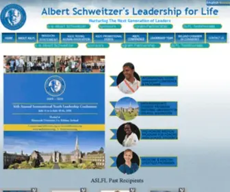 Aschweitzer.com(Albert Schweitzer's Leadership for Life) Screenshot