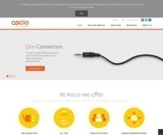 Ascio.com(Domain Management Services) Screenshot