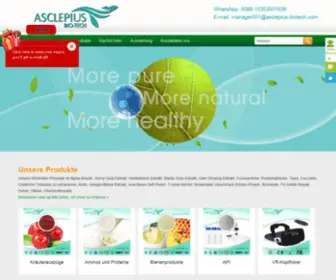 Asclepius-Natural.com(Kräuterextrakte) Screenshot