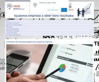 Ascmi.com.pt(Consultoria de Marketing Digital para pequenas empresas) Screenshot