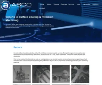 Ascoeng.com(ASCO Engineering and Surface Technology) Screenshot