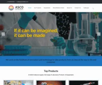 Ascoindia.co.in(Ascoindia Abhishek Scientific Co. http://ascoindia.co.in/) Screenshot