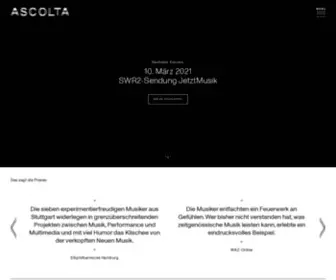 Ascolta.de(Startseite) Screenshot