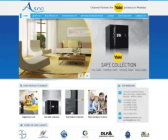 Ascomumbai.com(Yale Digital Door Locks) Screenshot