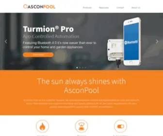 Asconpool.com(Pool heating controllers and timers) Screenshot