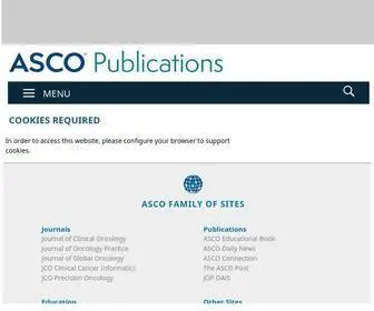 Ascopubs.org(ASCO Publications) Screenshot