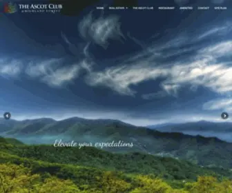 Ascotclub.net(Waynesville NC Mountain Real Estate and Asheville Mountain Homes For Sale) Screenshot