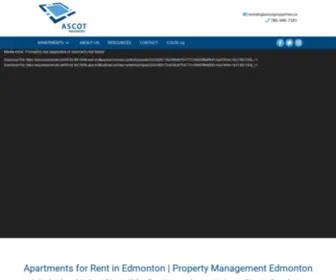 Ascotproperties.ca(Apartments for Rent in Edmonton) Screenshot