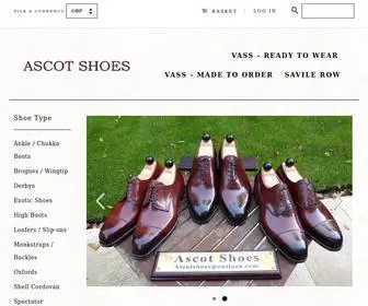 Ascotshoes.co.uk(Ascot Shoes) Screenshot
