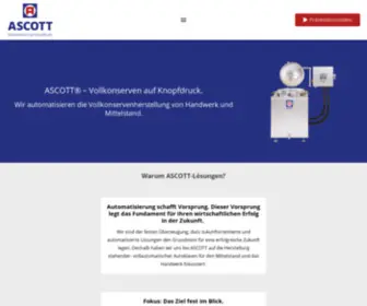 Ascott-Autoklaven.de(ASCOTT®) Screenshot