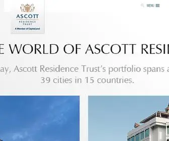 Ascottresidencetrust.com(Ascott Residence Trust) Screenshot