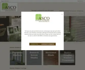 Ascowindowcoverings.com(Ascowindowcoverings) Screenshot