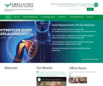 Ascstevenspoint.com(Outpatient Surgery) Screenshot