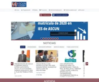 Ascun.org.co(Asociación Colombiana de Universidades) Screenshot