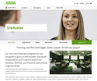 Asdagraduates.com(Careers CareerZone) Screenshot