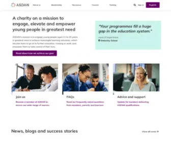 Asdan.org.uk(Asdan) Screenshot