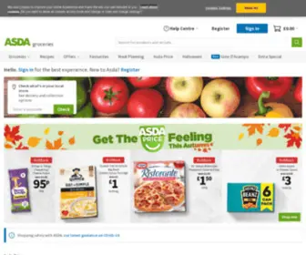 Asdapriceguarantee.co.uk(Online Food Shopping) Screenshot
