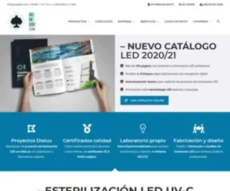 Asdeled.com(AS de LED ®) Screenshot