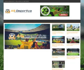 Asdeportiva.com(The world of Soccer) Screenshot