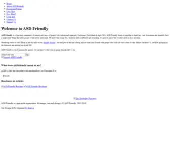 Asdfriendly.org(ASD Friendly) Screenshot