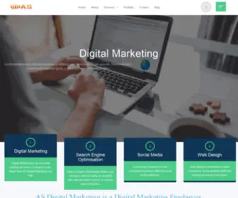 Asdigitalmarketing.co.uk(Digital Marketing Freelancer) Screenshot