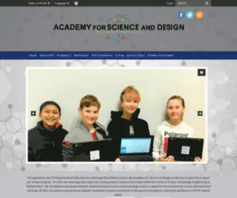 ASDNH.org(Academy for Science and Design) Screenshot