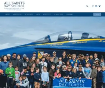 ASDS.org(All Saints Day School) Screenshot