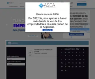 Asea.com.ar(Asociación de Emprendedores de Argentina) Screenshot
