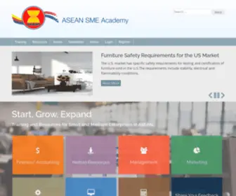 Asean-Sme-Academy.org(US-ASEAN SME Academy) Screenshot