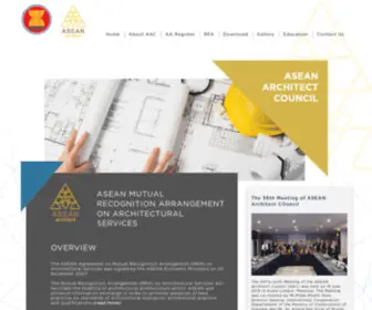 Aseanarchitectcouncil.net(ASEAN ARCHITECT COUNCIL) Screenshot