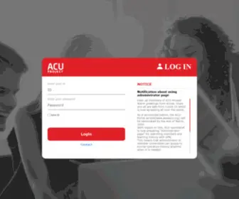 Aseancu.org(ACU Project) Screenshot